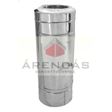 Saválló acél, szigetelt tisztítós cső - Hossz: 426 mm, Átmérő: Ø130/230 mm-től-Ø200/300 mm-ig! Saválló acél, szigetelt tisztítós cső - Hossz: 426 mm, Átmérő: Ø130/230 mm-től-Ø200/300 mm-ig!