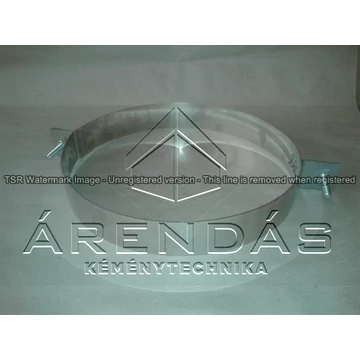 Saválló acél bilincs karika - Átmérő: Ø230 mm-től választható méretben! Saválló acél bilincs karika - Átmérő: Ø230 mm-től választható méretben!