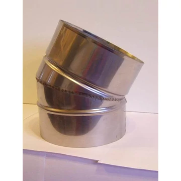 Saválló 30°-os elhúzóidom - Átmérő: Ø120 mm-től választható méretben! Saválló 30°-os elhúzóidom - Átmérő: Ø120 mm-től választható méretben!