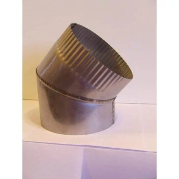 45°-os saválló füstcső könyök - Átmérő: Ø120 mm-től választható méretben! 45°-os saválló füstcső könyök - Átmérő: Ø120 mm-től választható méretben!