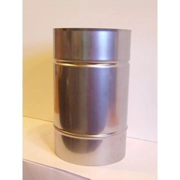Saválló béléscső/füstcső - Hossz: 250 mm, Átmérő: Ø120 mm-től választható méretben! Saválló béléscső/füstcső - Hossz: 250 mm, Átmérő: Ø120 mm-től választható méretben!