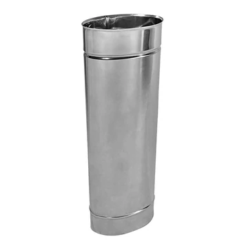 Saválló ovális béléscső - Átmérő: Ø150 mm-től választható méretben! Saválló ovális béléscső - Átmérő: Ø150 mm-től választható méretben!