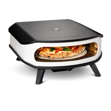 COZZE Forgózsámolyos Gázlángos Pizzakemence 17″ (integrált hőmérővel)