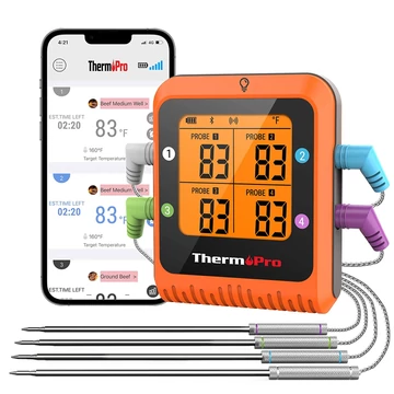 Thermopro Digitális Hőmérő (TP-930) – 4 szondás