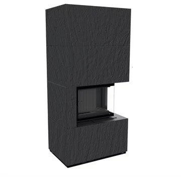 KRATKI FLOKI BOX 8 kW NATURALI NERO KANDALLÓ KŐ BURKOLATTAL JOBBOS