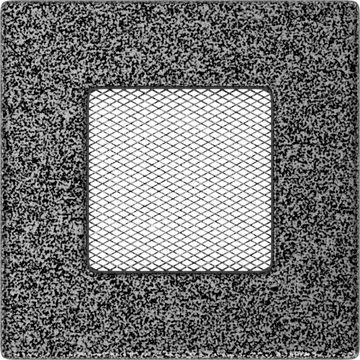 EGYSZERŰ SZELLŐZŐRÁCS FEKETE-EZÜST 11x11cm EGYSZERŰ SZELLŐZŐRÁCS FEKETE-EZÜST 11x11cm