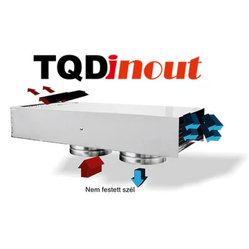 TQD Inout homlokzati áramlás szabályzó Ø160