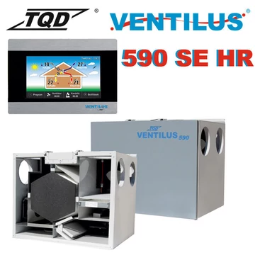 TQD Ventilus 650 SE HR entalpiás gép