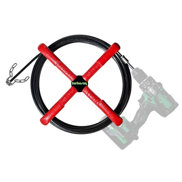 Szennyvízcső tisztító készlet 40 - 80 mm | 5 méter