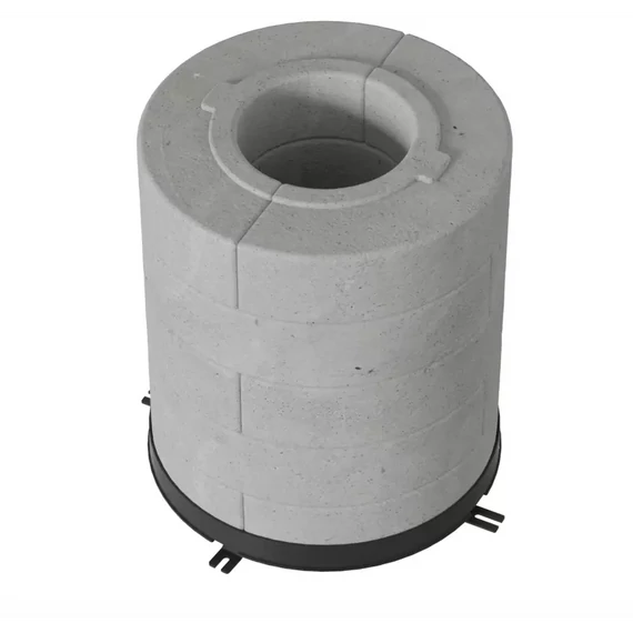 HŐTÁROLÓ BETON GYŰRŰ REN/L KÁLYHÁKHOZ 10DB 5 RÉTEGŰ 150Ø