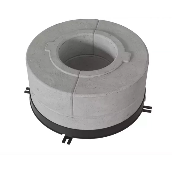 HŐTÁROLÓ BETON GYŰRŰ REN/M KÁLYHÁKHOZ 4DB 2 RÉTEGŰ 150Ø