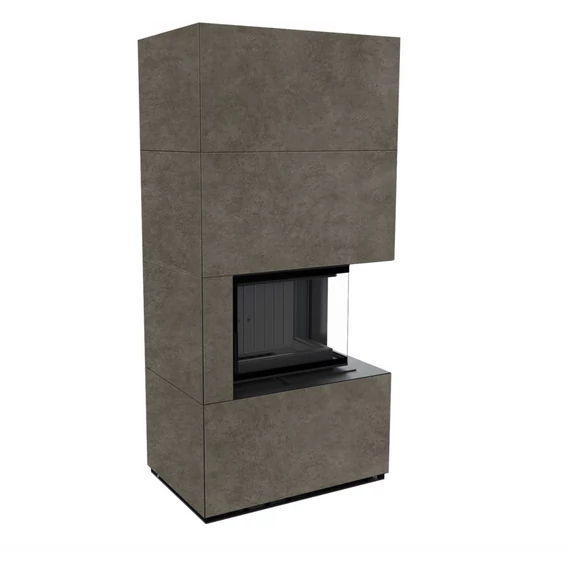 KRATKI FLOKI BOX 8 kW FOKOS PIOMBO KANDALLÓ KŐ BURKOLATTAL JOBBOS