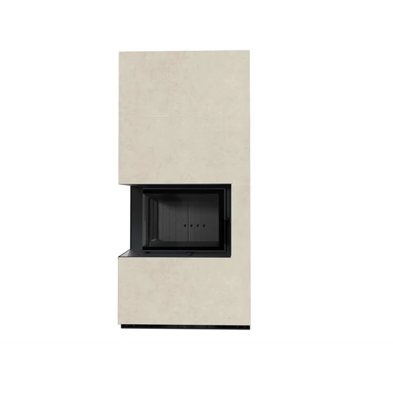 KRATKI FLOKI BOX 8 kW FOKOS SALE KANDALLÓ KŐ BURKOLATTAL BALOS FEKETE BELSŐVEL