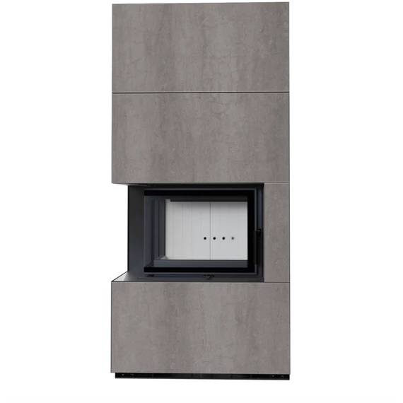KRATKI FLOKI BOX 8 kW NATURALI GRIGIA KANDALLÓ KŐ BURKOLATTAL BALOS