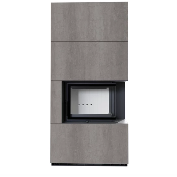 KRATKI FLOKI BOX 8 kW NATURALI GRIGIA KANDALLÓ KŐ BURKOLATTAL JOBBOS