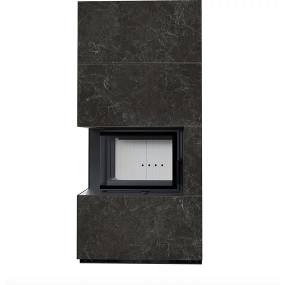 KRATKI FLOKI BOX 8 kW NATURALI NERO GRECO KANDALLÓ KŐ BURKOLATTAL BALOS FEKETE BELSŐVEL