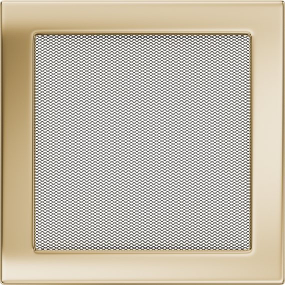 GOLD KANDALLÓ SZELLŐZŐRÁCS 22x22cm
