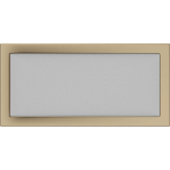 GALVANIZÁLT SZELLŐZŐRÁCS ARANY 22X45cm