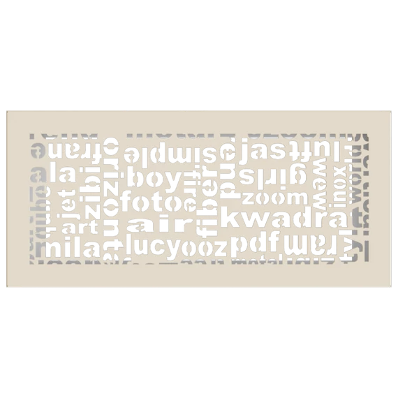 ABC SZELLŐZŐRÁCS KRÉM 17x37cm