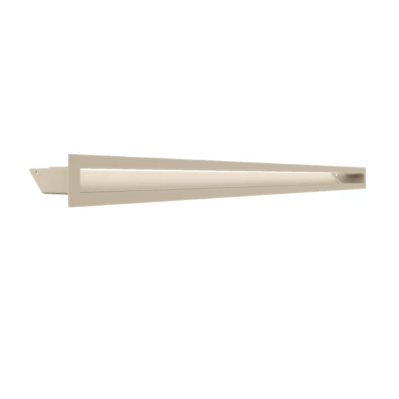  MINIMAL SZELLŐZŐRÁCS KRÉM 6x100cm HÁTFALLAL SLIM