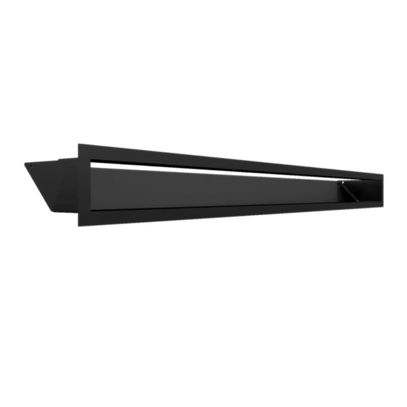 MINIMAL SZELLŐZŐRÁCS FEKETE 9/100cm HÁTFALLAL SF