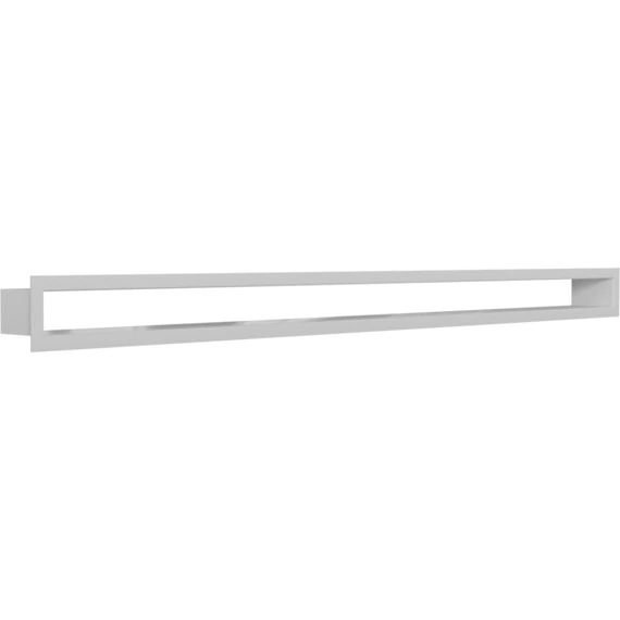 MINIMAL FEHÉR KANDALLÓ SZELLŐZŐRÁCS 6x100cm /HÁTFAL NÉLKÜL/