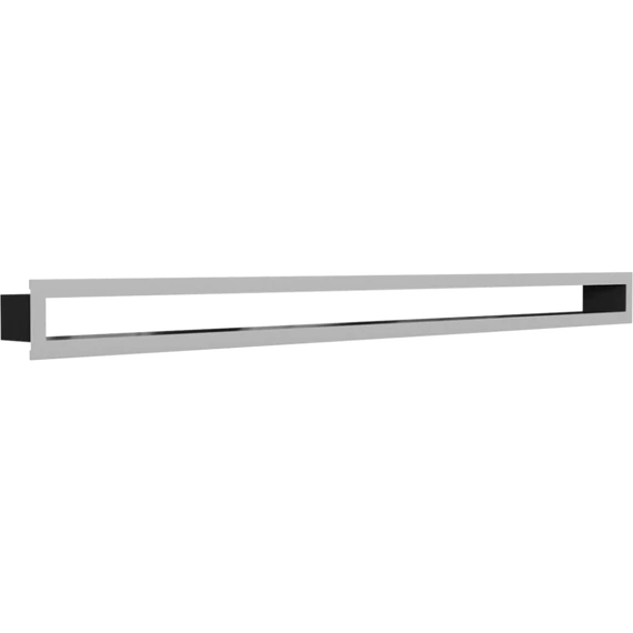 MINIMAL INOX KANDALLÓ SZELLŐZŐRÁCS 6x100cm /HÁTFAL NÉLKÜL/