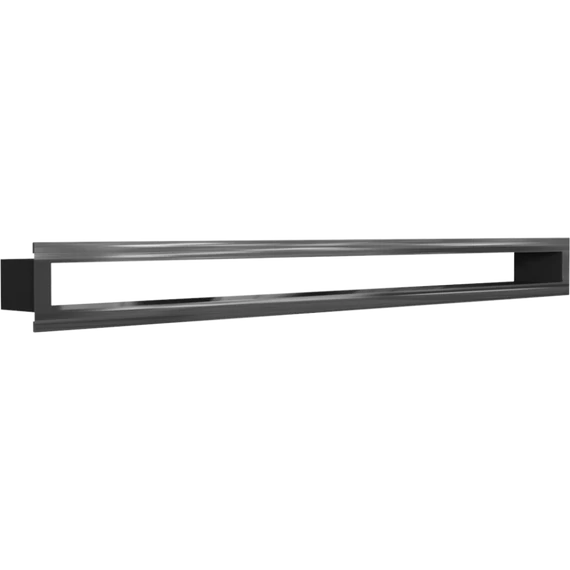 MINIMAL INOX KANDALLÓ SZELLŐZŐRÁCS 6x80cm /HÁTFAL NÉLKÜL/
