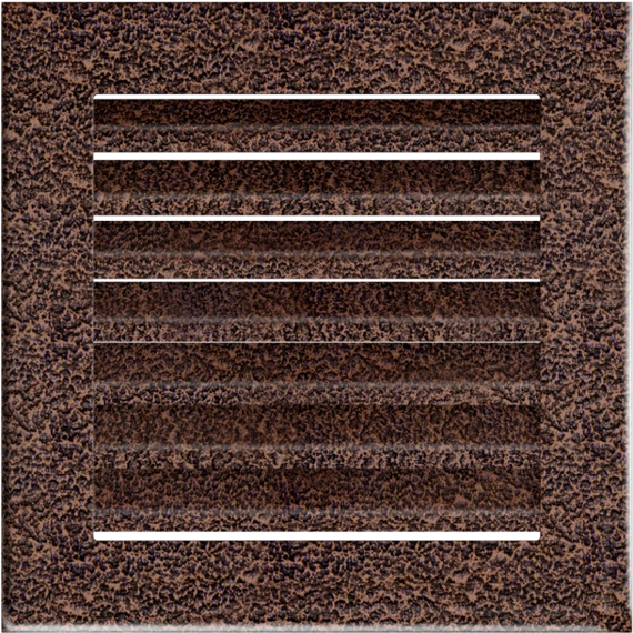 FRESH SZELLŐZŐRÁCS BRASS 17X17cm