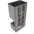 Kép 3/4 - KRATKI FLOKI BOX 8 kW CEMENTO GRIGIO
