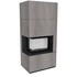 Kép 2/3 - KRATKI FLOKI BOX 8 kW NATURALI GRIGIA KANDALLÓ KŐ BURKOLATTAL BALOS