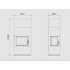 Kép 3/3 - KRATKI FLOKI BOX 8 kW NATURALI GRIGIA KANDALLÓ KŐ BURKOLATTAL BALOS