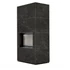 Kép 3/4 - KRATKI FLOKI BOX 8 kW NATURALI NERO GRECO KANDALLÓ KŐ BURKOLATTAL