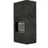 Kép 3/4 - KRATKI FLOKI BOX 8 kW NATURALI NERO GRECO KANDALLÓ KŐ BURKOLATTAL FEKETE BELSŐVEL