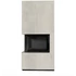 Kép 2/3 - KRATKI FLOKI BOX 8 kW NATURALI PERLA KANDALLÓ KŐ BURKOLATTAL BALOS FEKETE BELSŐVEL