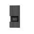 Kép 1/3 - KRATKI FLOKI BOX 8 kW NATURALI PIETRA KANDALLÓ KŐ BURKOLATTAL BALOS FEKETE BELSŐVEL