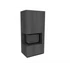 Kép 2/3 - KRATKI FLOKI BOX 8 kW NATURALI PIETRA KANDALLÓ KŐ BURKOLATTAL BALOS FEKETE BELSŐVEL