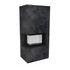 Kép 2/4 - KRATKI FLOKI BOX 8 kW OSSIDO NERO KANDALLÓ KŐ BURKOLATTAL BALOS