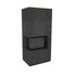 Kép 2/3 - KRATKI FLOKI BOX 8 kW OXIDE NERO KANDALLÓ KŐ BURKOLATTAL BALOS FEKETE BELSŐVEL