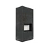 Kép 3/4 - KRATKI FLOKI BOX 8 kW OXIDE NERO KANDALLÓ KŐ BURKOLATTAL