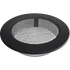 Kép 2/2 - GRAFIT KEREK KANDALLÓ SZELLŐZŐRÁCS  150 mm