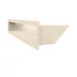 Kép 2/6 - MINIMAL SZELLŐZŐRÁCS KRÉM  9x40cm  HÁTFALLAL