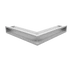 Kép 1/4 - MINIMAL SAROK SZELLŐZŐRÁCS FEHÉR NS/90 SF