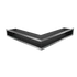 Kép 1/4 - MINIMAL SAROK SZELLŐZŐRÁCS INOX NS/90 SF